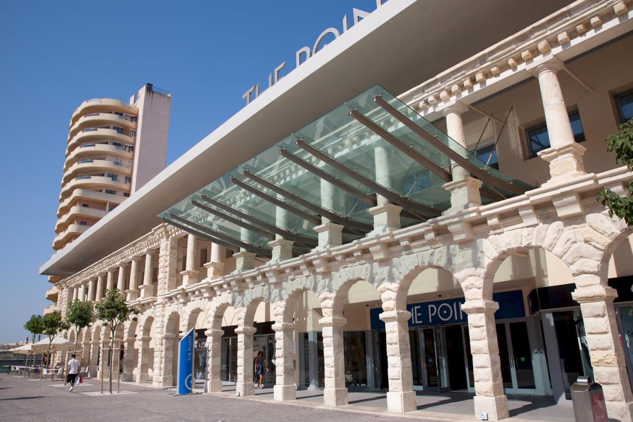 Luxury Apt W/ Side Seaviews And Pool, Top Location Sliema Exterior foto